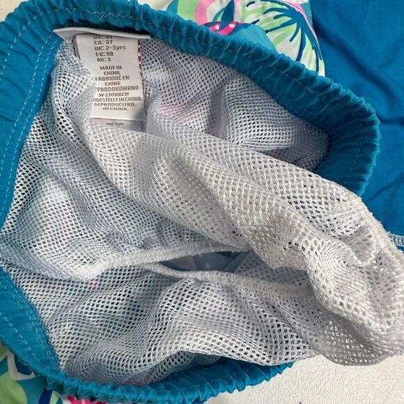 NWT Tommy Bahama Toddler Boys 2 Piece Blue and Green Rashguard Swim Set - 3T - Picture 7 of 9